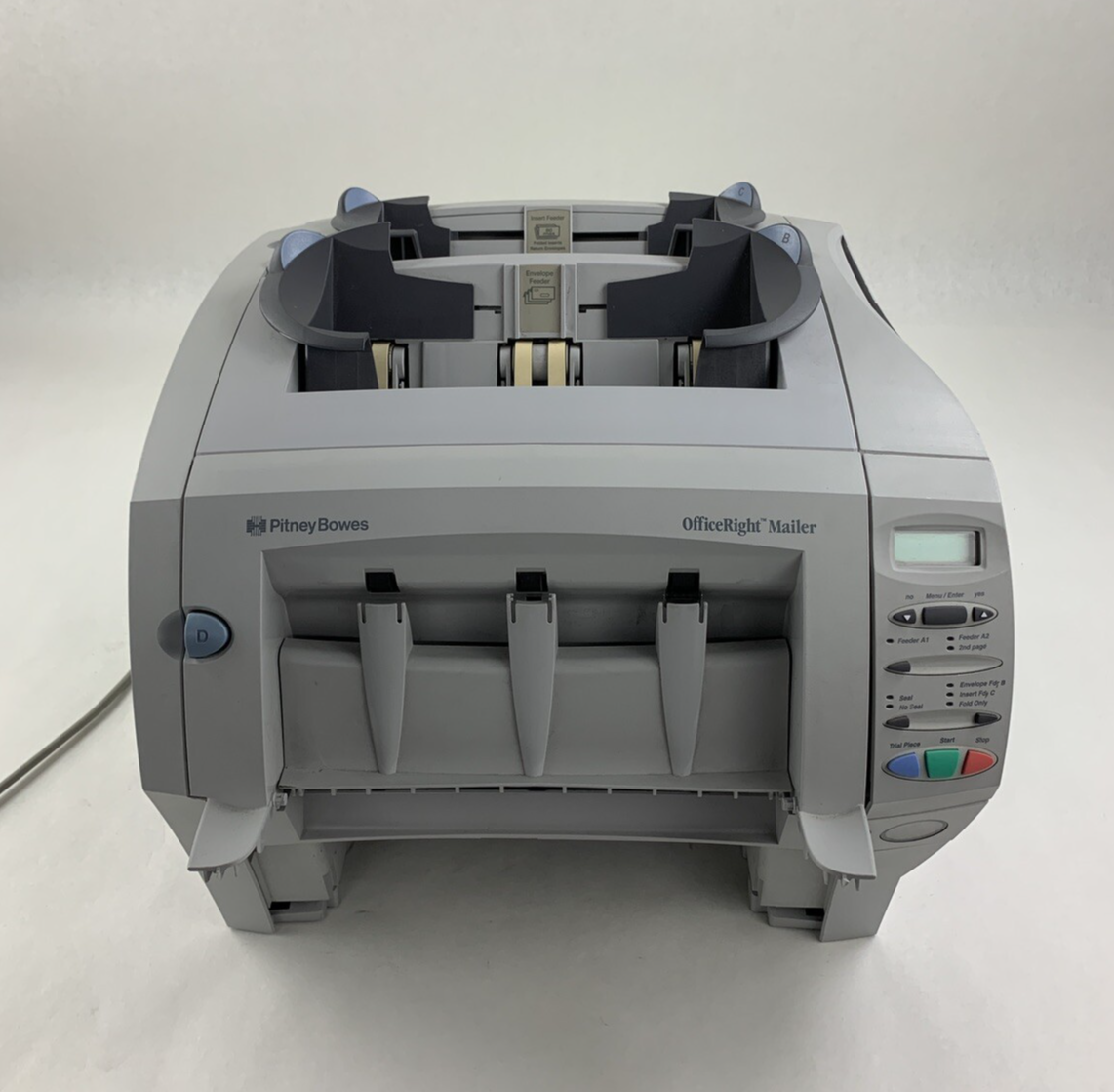 Pitney Bowes DI200 Folder Inserter Envelope Mailing Machine Missing Trays Powers