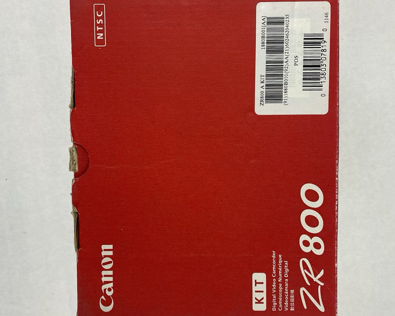 Canon ZR 800 Digital Video Camcorder Kit Untested