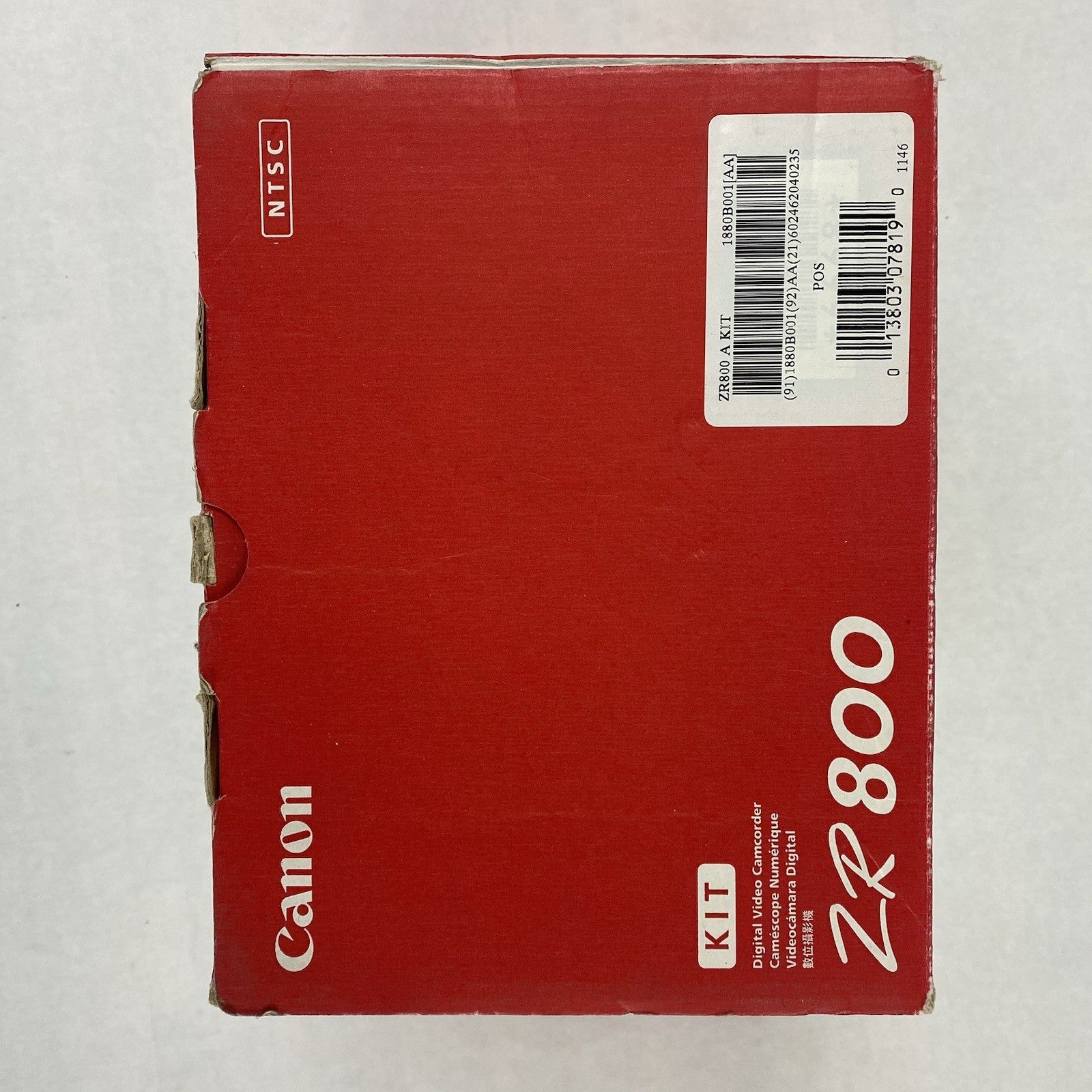 Canon ZR 800 Digital Video Camcorder Kit Untested