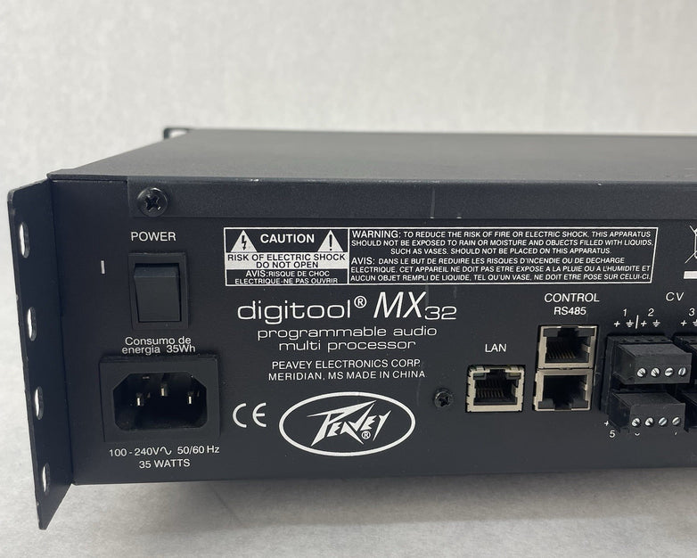 Peavey Digitool MX32 Programmable Digital Audio Multi Processor For Parts