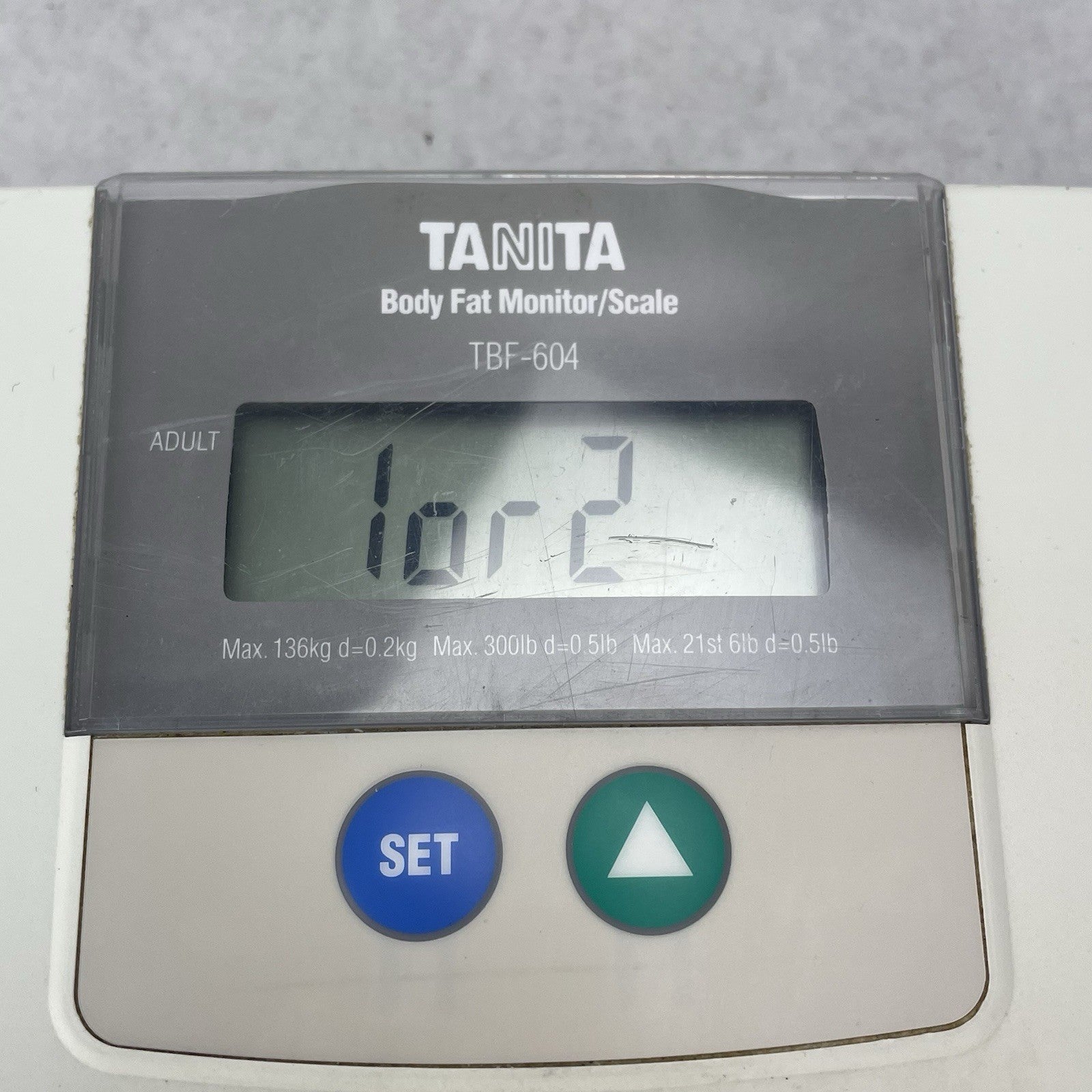 Tanita TBF-604 Body Fat Monitor Scale Power Tested2