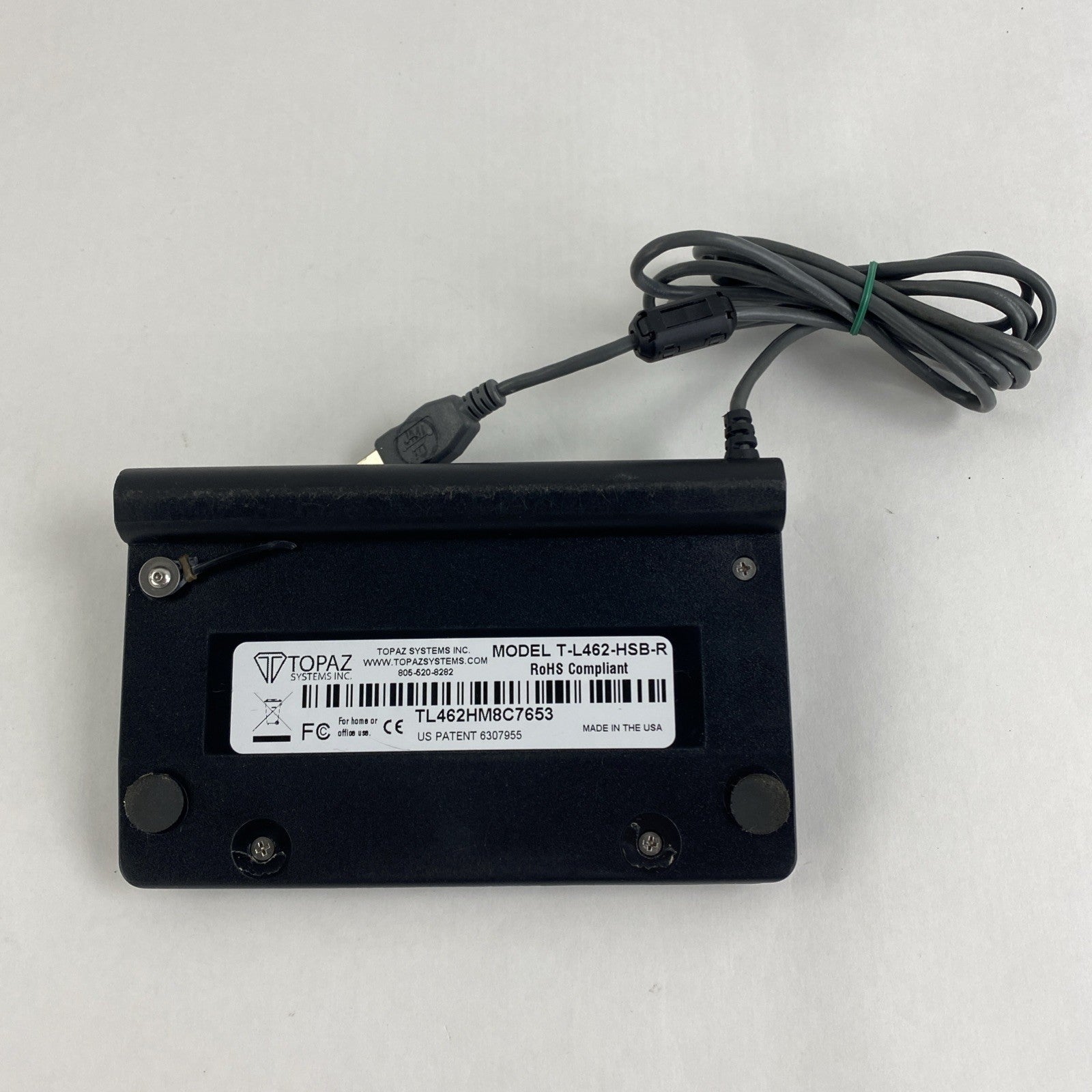 Topaz T-L462-HSB-R USB Signature Pad No Stylus Lot of 4 Parts or Repair4