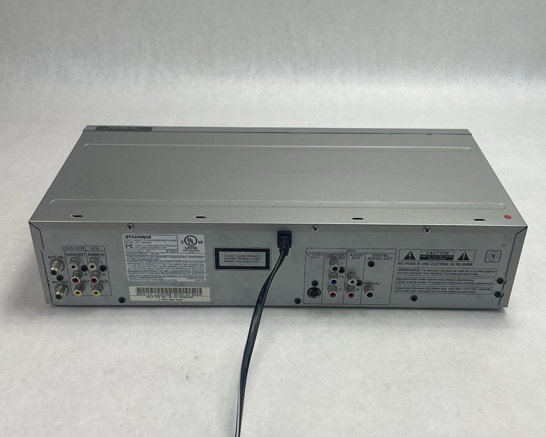 Sylvania SSD803 Video Cassette Recorder & DVD/ CD Player No Remote Tested