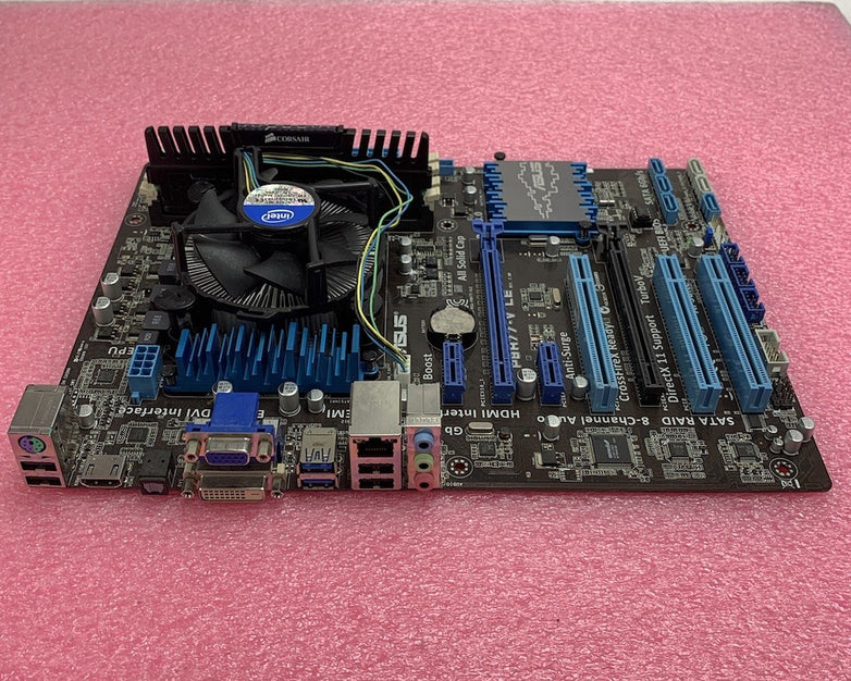 Asus P8H77-V LE Motherboard Intel Core i7-3770 3.4GHz 4GB RAM No Shield