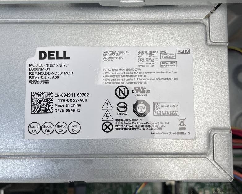 Dell Inspiron 3847 MT i5-4460 3.20 GHz 8 GB RAM No HDD/OS