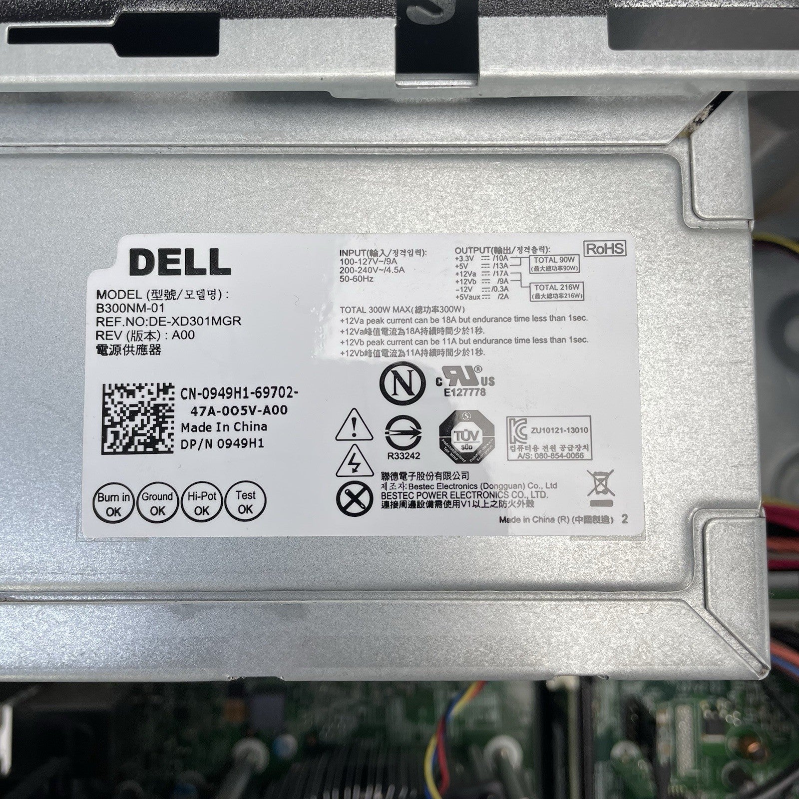 Dell Inspiron 3847 MT i5-4460 3.20 GHz 8 GB RAM No HDD/OS9