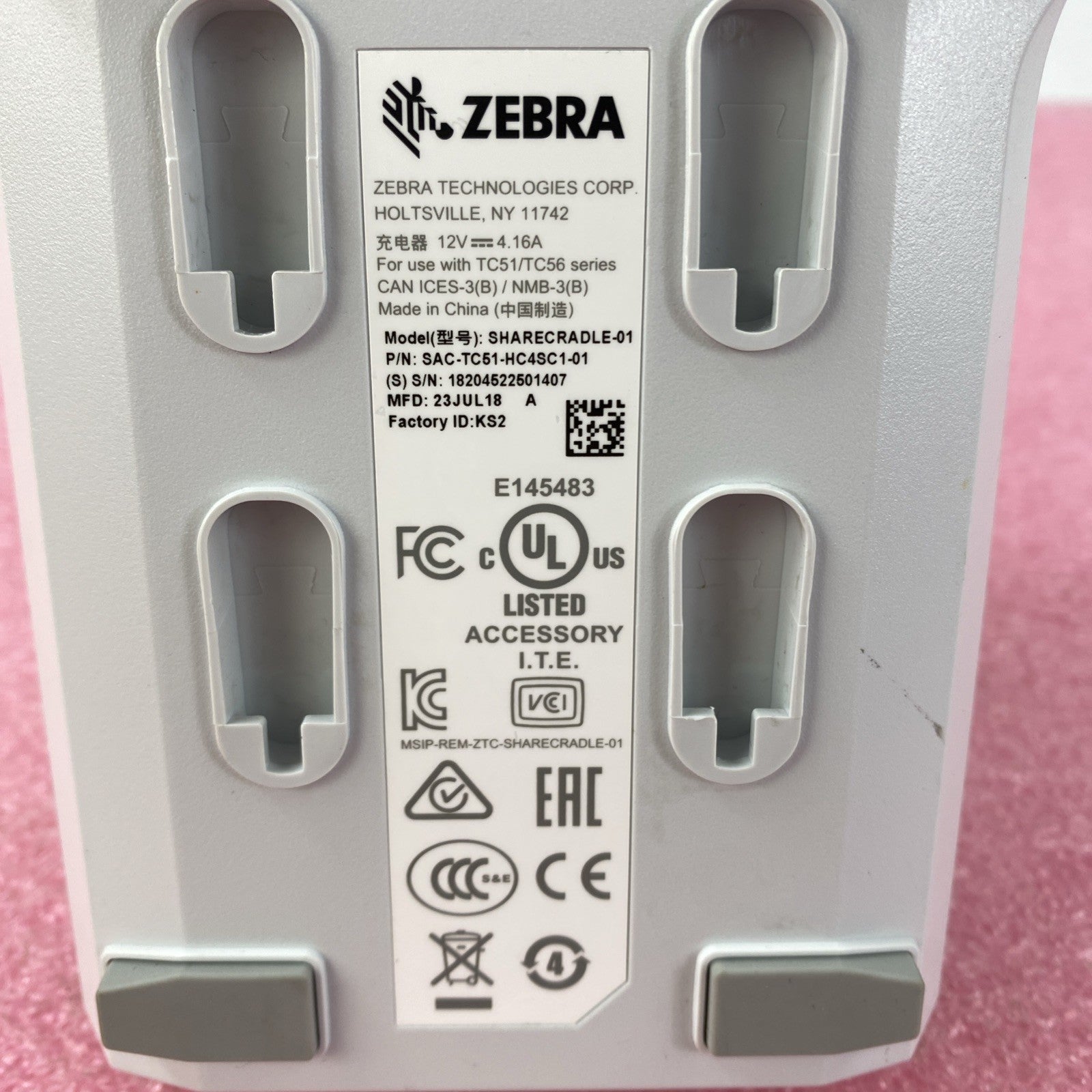 Zebra 4 Slot cradle Sharecradle-014