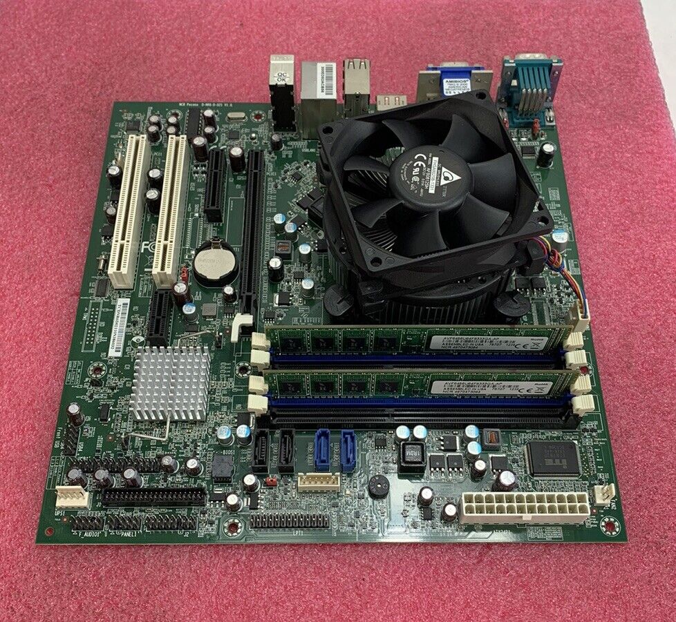 NCR Pocono D-NR6-D021 Motherboard Intel Core i3-2120T 2.6GHz 4GB RAM w/Shield