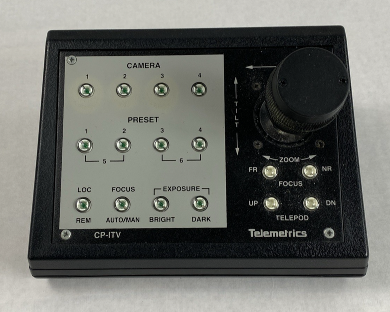Telemetrics CP-ITV-D300 Camera Control Panel No AC Adapter Untested