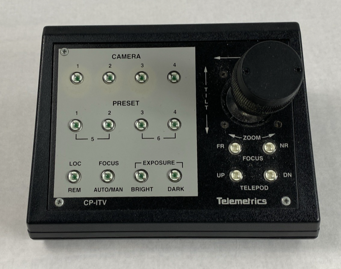 Telemetrics CP-ITV-D300 Camera Control Panel No AC Adapter Untested