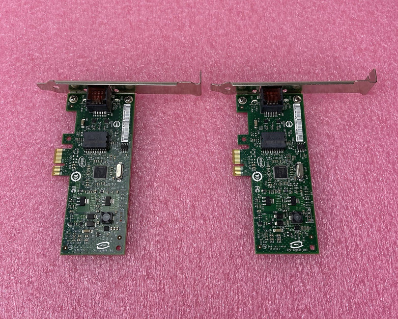 Lot of 2 Intel Gigabit CT Desktop Adapter PCIe EXPI9301CTBLK