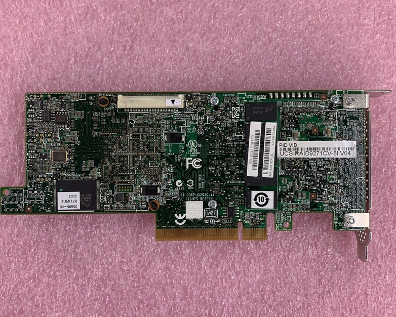 Cisco UCS-RAID9271CV-8I MR A 74-11165-04 Raid Card Tested