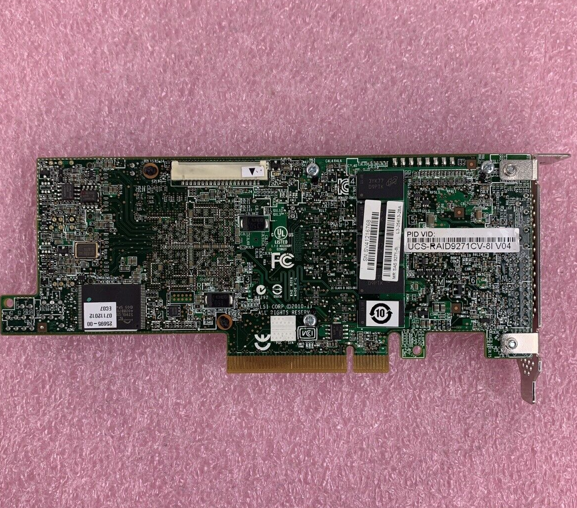 Cisco UCS-RAID9271CV-8I MR A 74-11165-04 Raid Card Tested