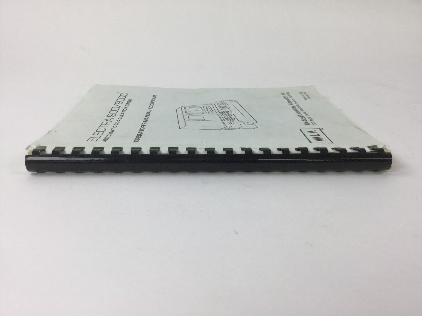 Medical Laboratory Operators Manual Addendum for Electra 900 and 900C