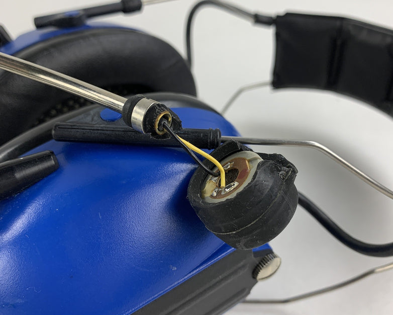 Peltor MT7H7A-460 MT72H7A-460  PowerCom Power Tested Bad Mic