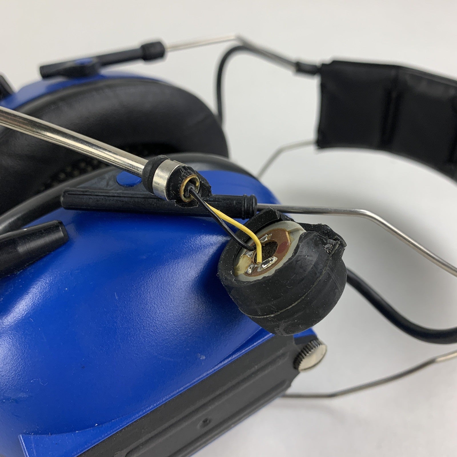 Peltor MT7H7A-460 MT72H7A-460  PowerCom Power Tested Bad Mic