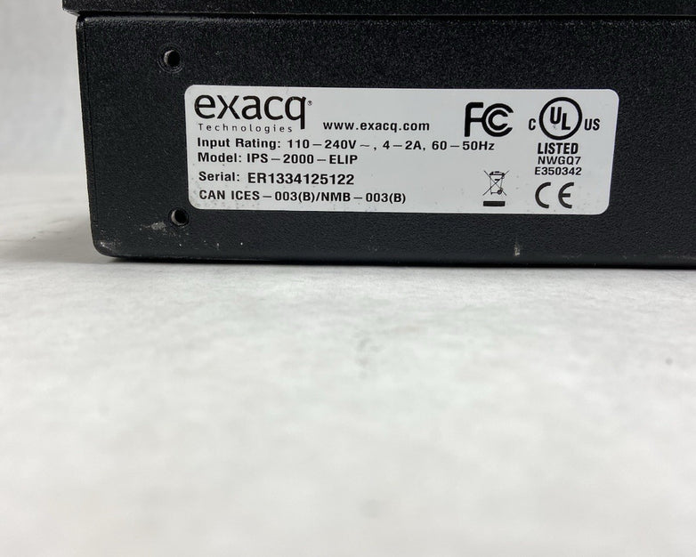 Exacq IPS-2000-ELIP 1U Server Rackmount Chassis Sparkle Power SPI220LE 250W PSU