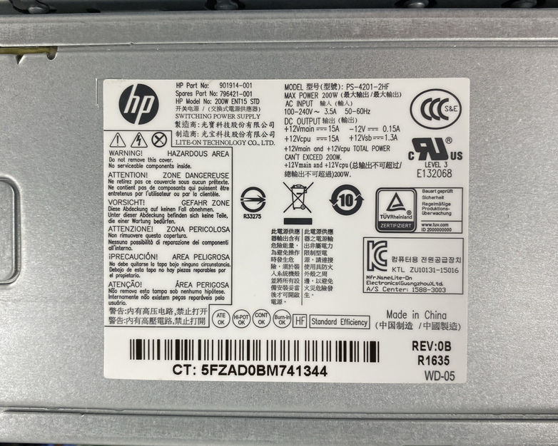 HP ProDesk 600 G2 SFF Intel Core i5-6500 3.20GHz 8GB RAM No HDD No OS