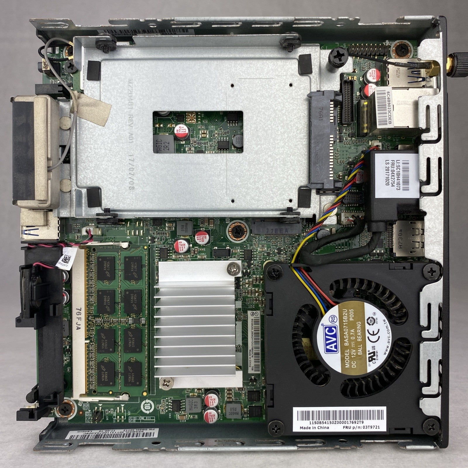 Lenovo ThinkCentre M600 Micro Intel Pentium J3710 1.60GHz 8GB RAM No AC HDD OS