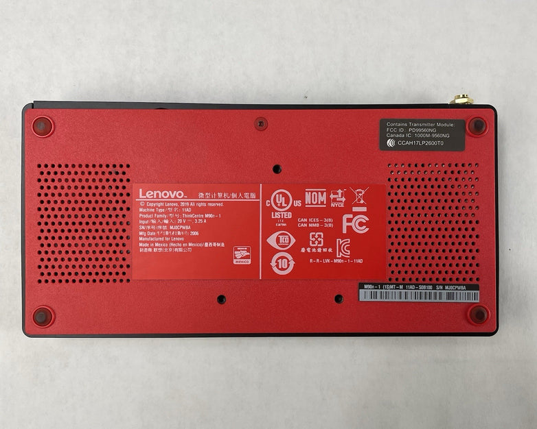 Lenovo Thinkcentre M90n-1 Micro i5-8265U 1.6GHz 8GB RAM No M.2/OS/AC - Bad Edge