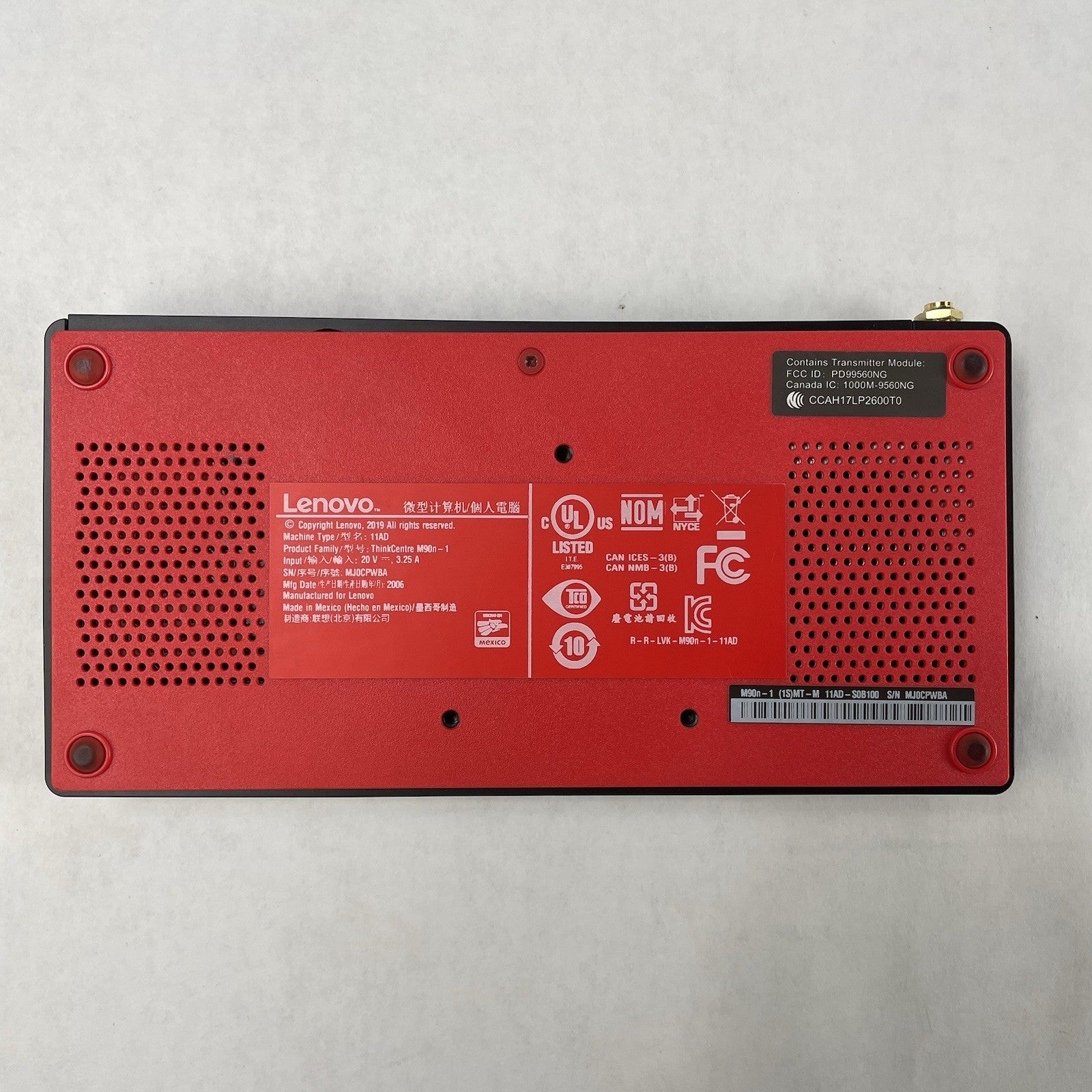 Lenovo Thinkcentre M90n-1 Micro i5-8265U 1.6GHz 8GB RAM No M.2/OS/AC - Bad Edge10
