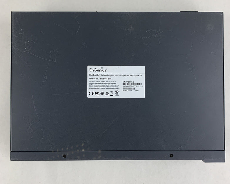 EnGenius EWS5912FP Network 8Port Gigabit Switch Tested Reset