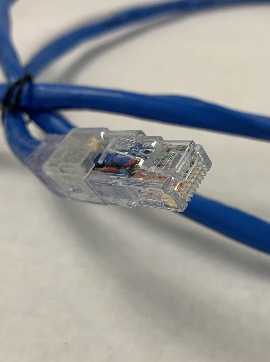 Panduit PVQ-EU6AC5BU 5ft CAT 6A Patch Cable (Lot of 2)