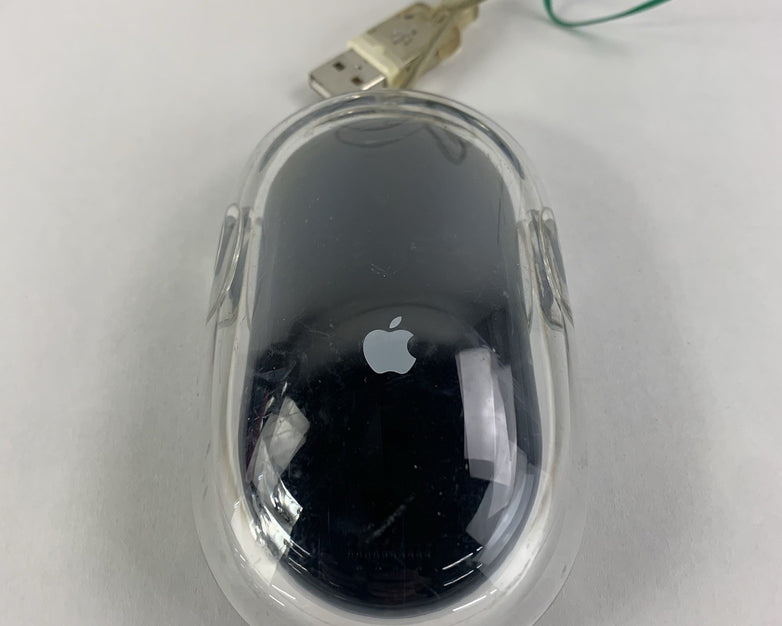 Vintage Apple M5769 Black Pro Mouse - Tested