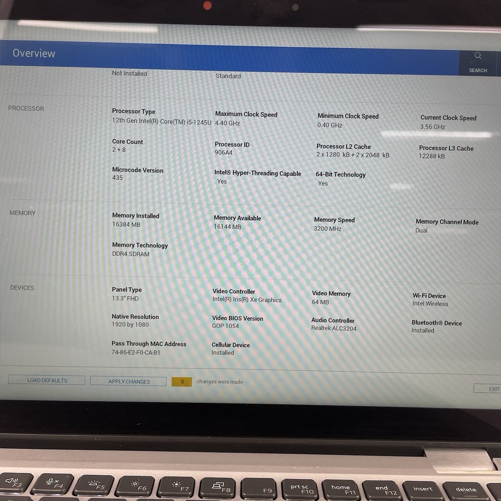 Dell Latitude 5330 13.3" i5-1245U 3.96 GHz 16 GB RAM Touchscreen No SSD/OS/AC2