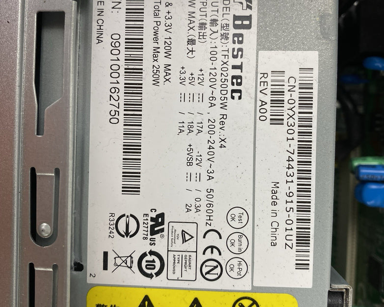 Dell Inspiron 530S Pentium Dual-Core E5200 2.5GHz 4GB RAM No HDD No OS