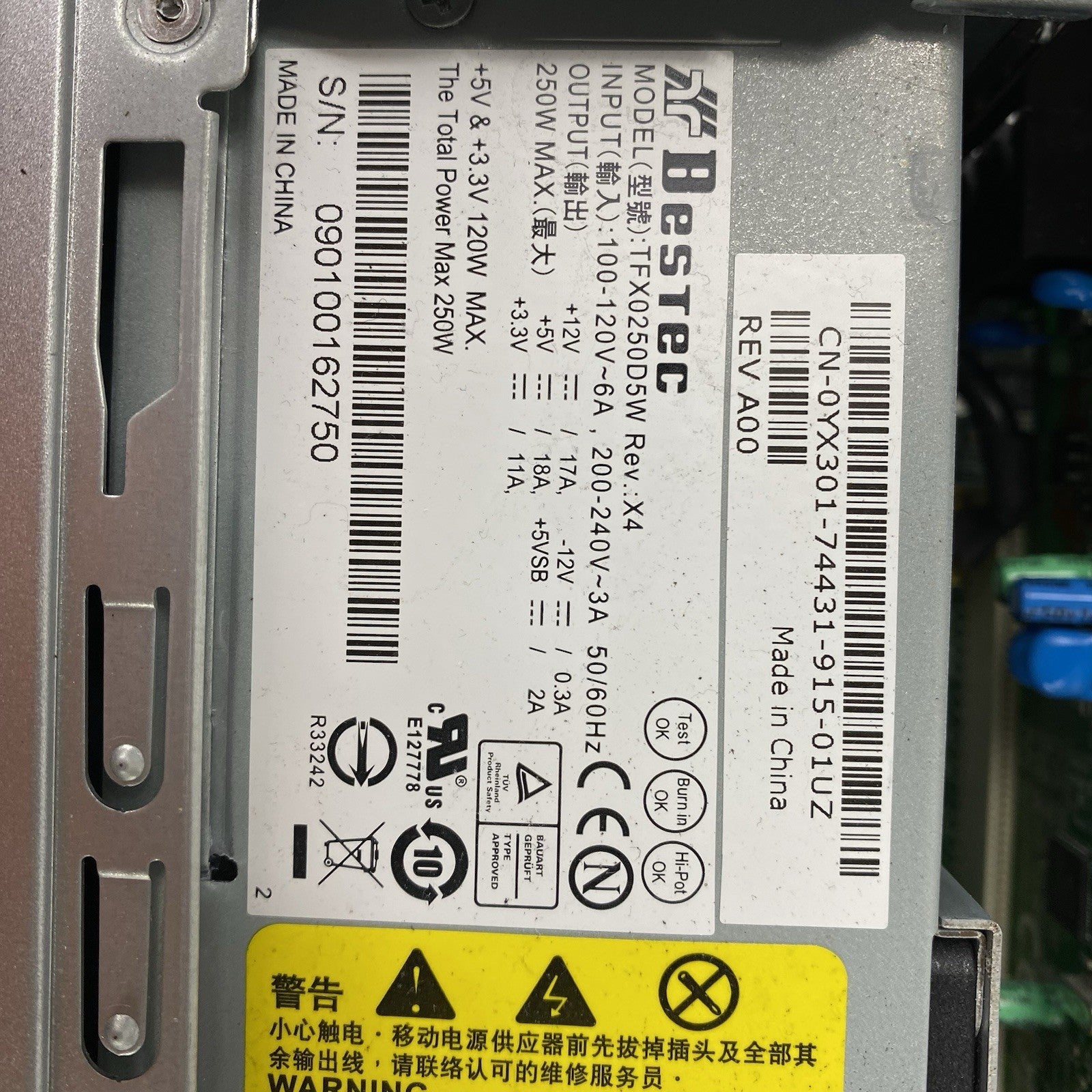 Dell Inspiron 530S Pentium Dual-Core E5200 2.5GHz 4GB RAM No HDD No OS