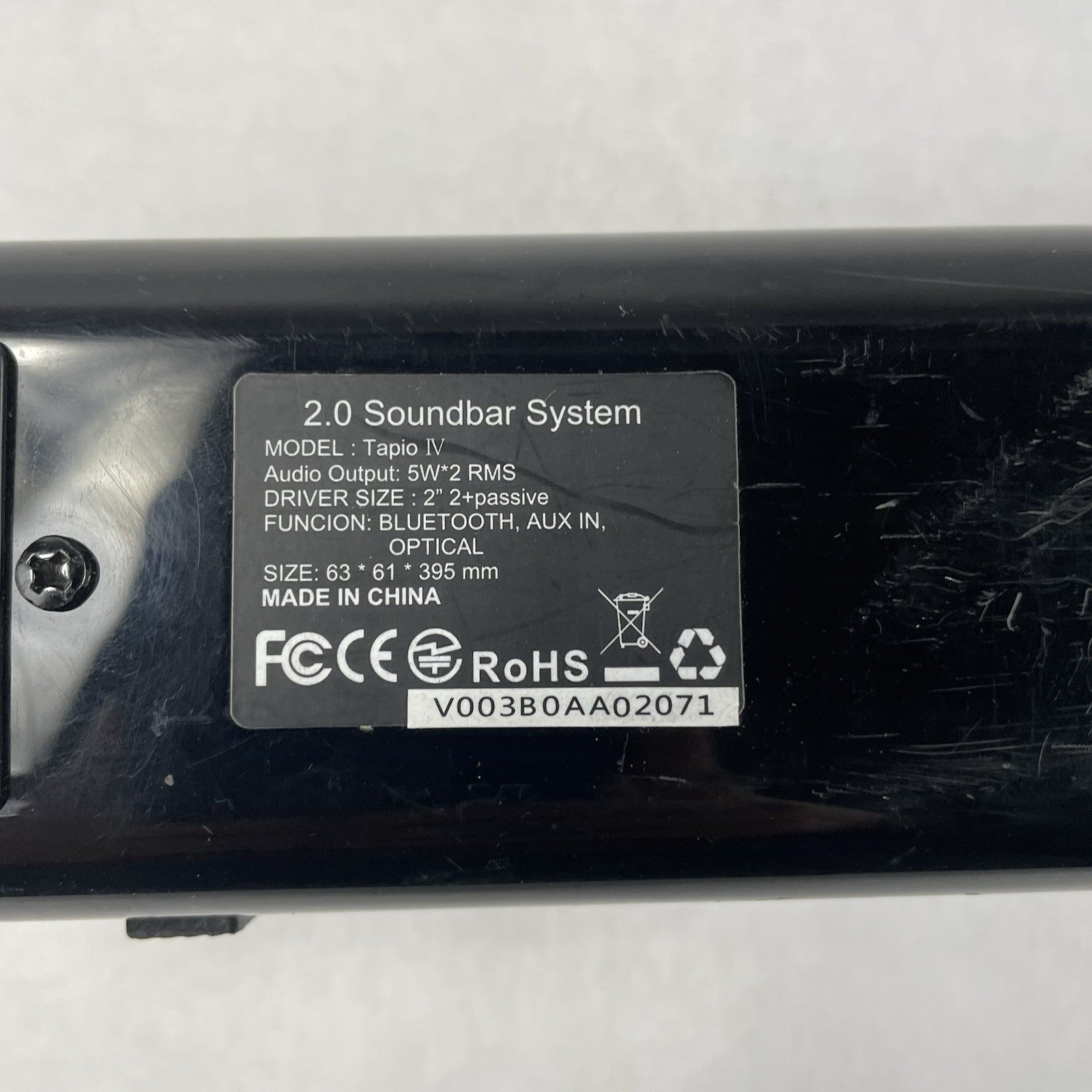 Bomaker Tapio IV Soundbar Bluetooth Tested