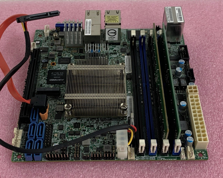 Supermicro X10SDV-6C-TLN4F Mini-ITX Xeon D-1528 1.9 GHz 32 GB Ram