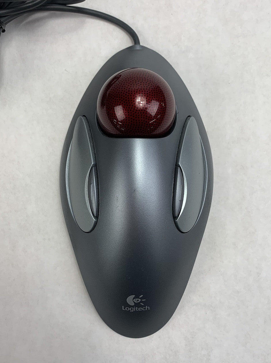Logitech T-BC21 Wired-USB Trackball Mouse