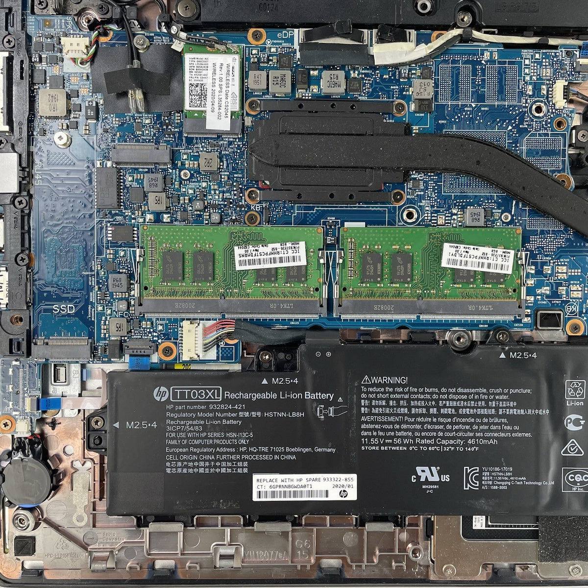 HP EliteBook 850 G6 15.6" i7-8665U 1.90 GHz 16 GB RAM No SSD/OS/AC16
