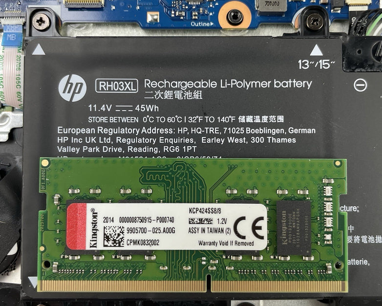 HP ProBook 630 G8 13.3" i7-1165G7 2.60 GHz 8 GB RAM No SSD/OS/AC