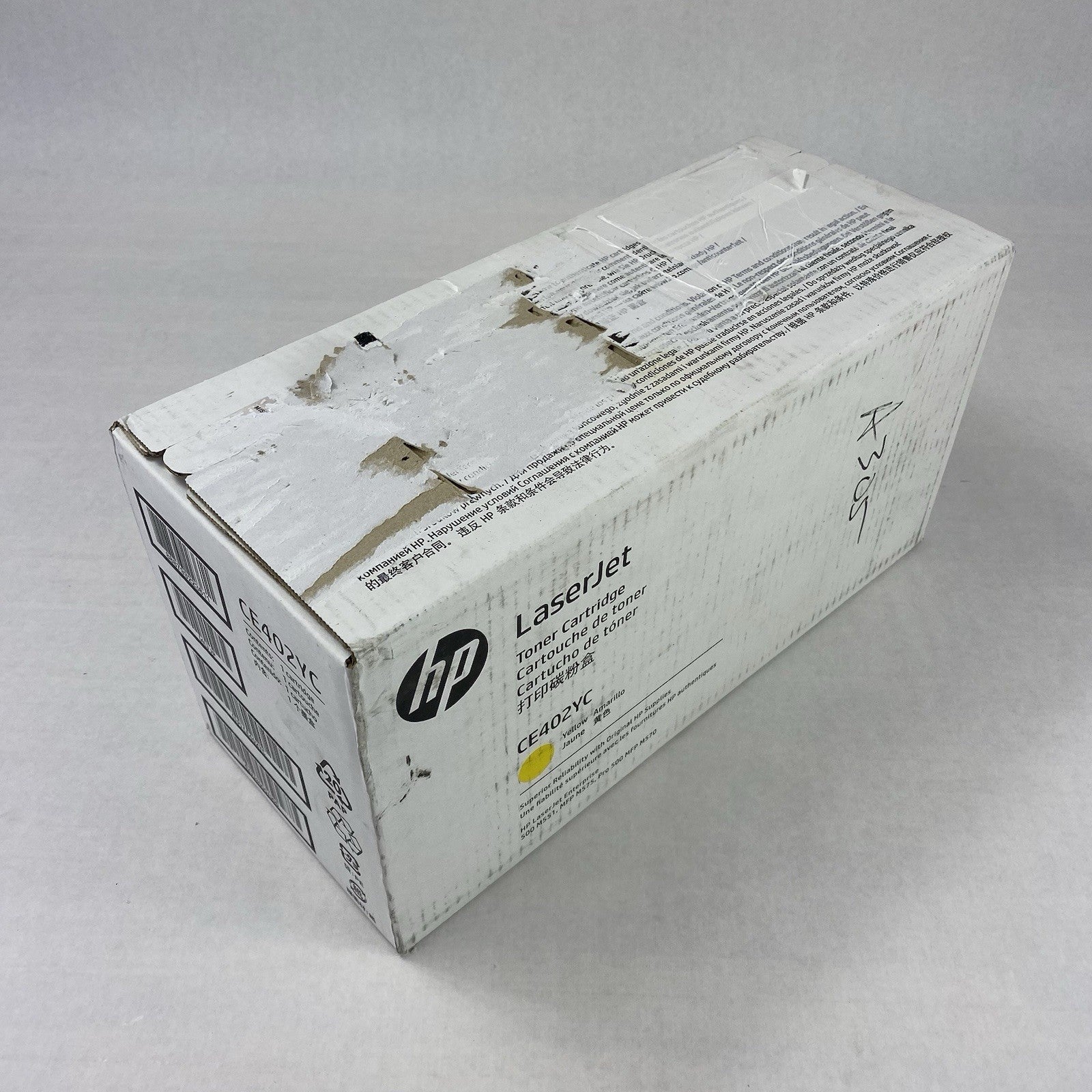 HP LaserJet CE402YC 507A Yellow Toner OEM Factory Sealed