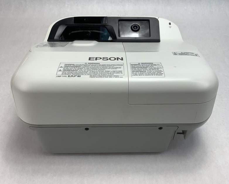 Epson BrightLink 595Wi H599A LCD Projector 654 Lamp Hours - No Remote