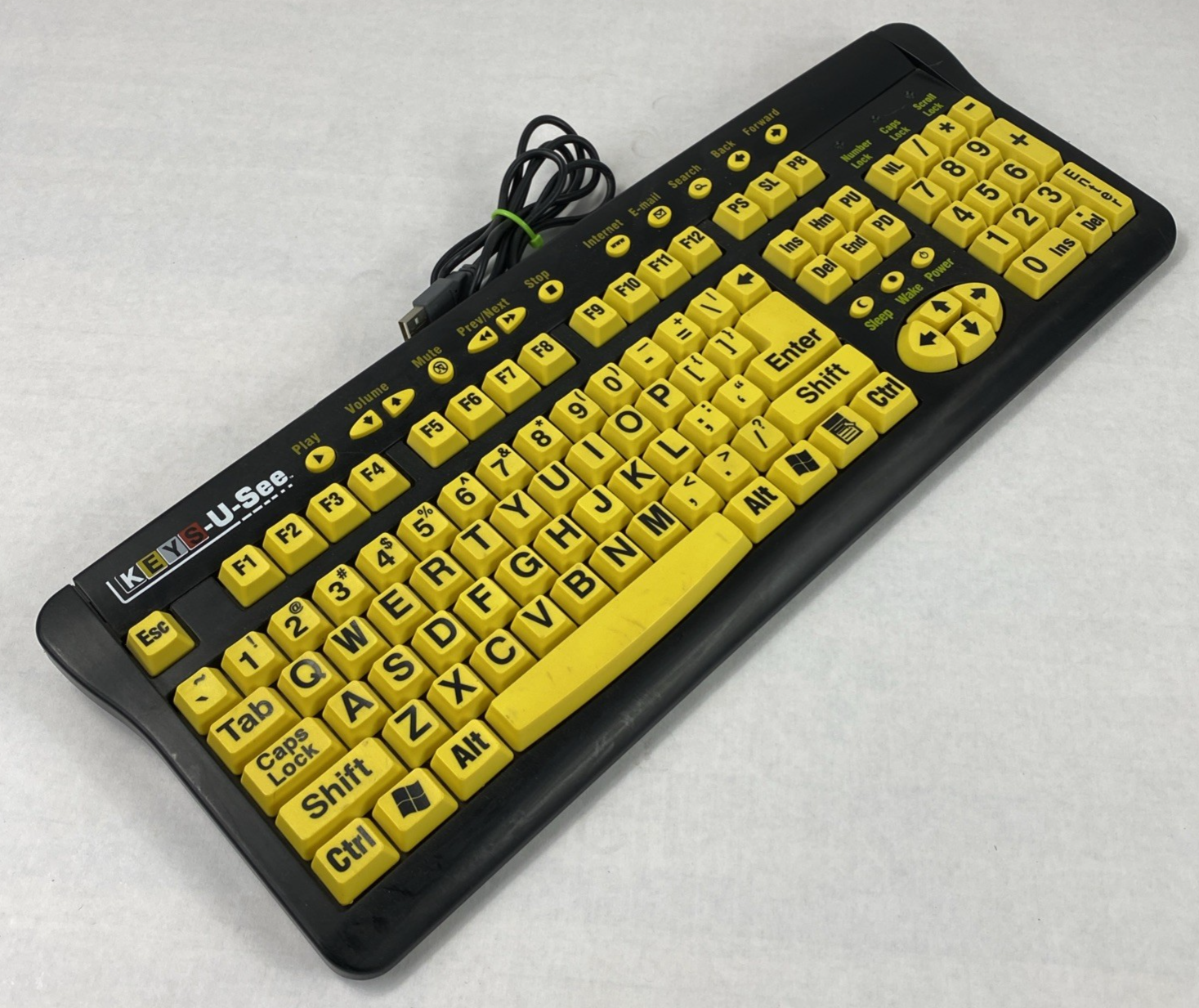 KEYS-U-SEE YKB-LPB-USB Wired USB Keyboard Tested