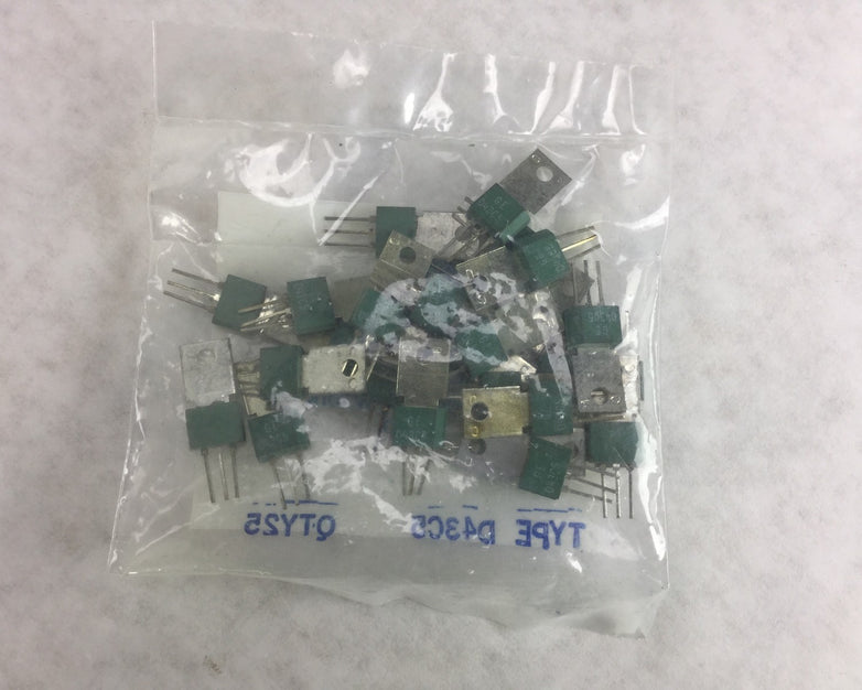 GE General Electric D43C5 Silicon Transistors, Lot of 25, NEW Sealed