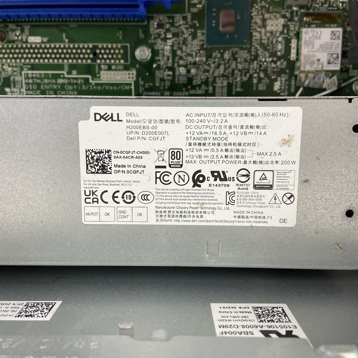 Dell Inspiron 3880 MT Intel Core i5-10400 2.9GHz 12GB RAM No HDD No OS10