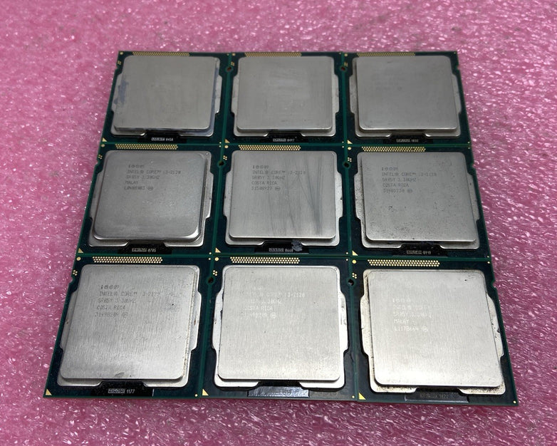Lot of 9 Intel Core i32120 SR05Y 3.3GHz Desktop Processor