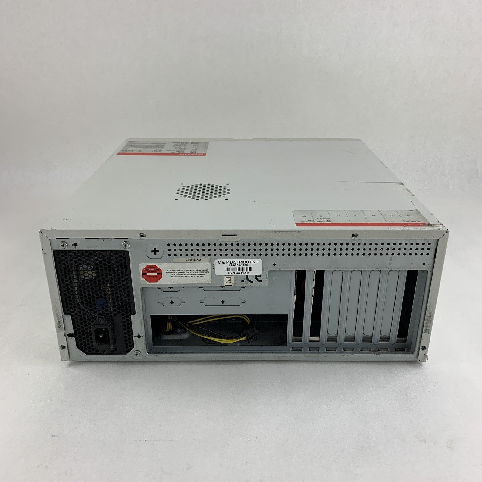 Beckhoff C5520-1002 Retro Desktop Barebones Chassis No Boards W/ Power Supply