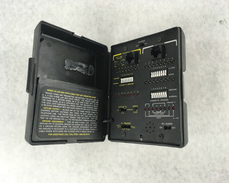 International Data Sciences The Lineman Model 83 Lan Voice Cable Test Set