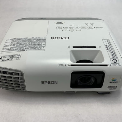 Epson PowerLite W29 H690A LCD Lamp Projector 2334 Lamp Hours - No Remote