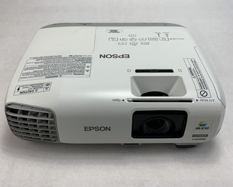 Epson PowerLite W29 H690A LCD Lamp Projector 2334 Lamp Hours - No Remote