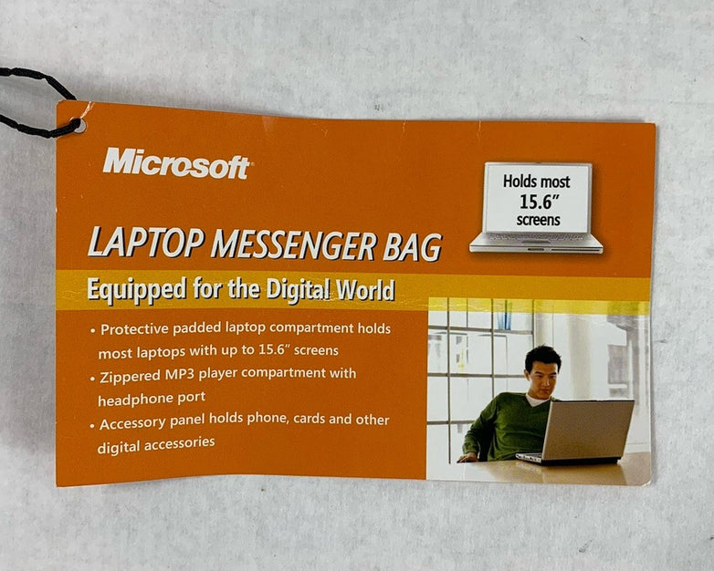 Microsoft Vintage Laptop Messenger Bag 16" x 12"