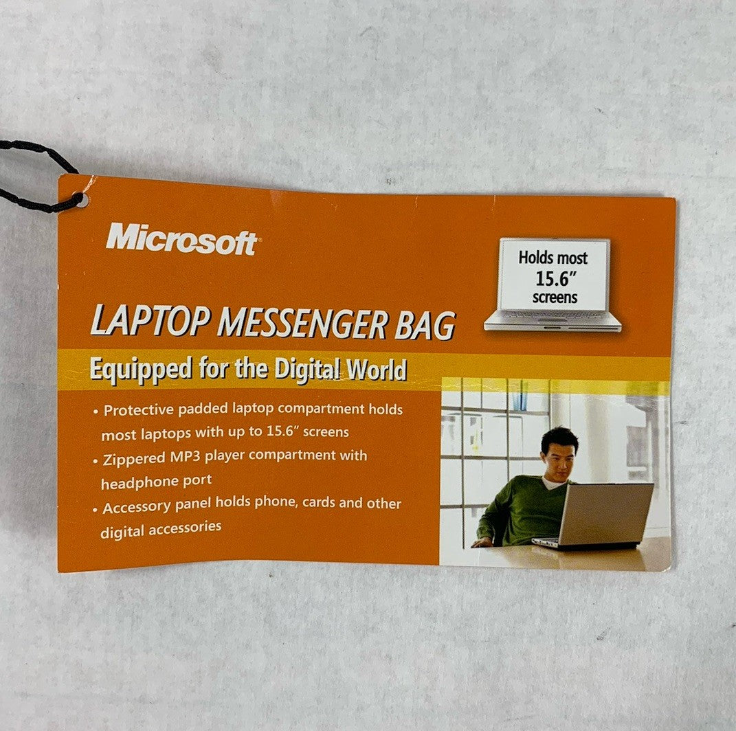 Microsoft Vintage Laptop Messenger Bag 16" x 12"