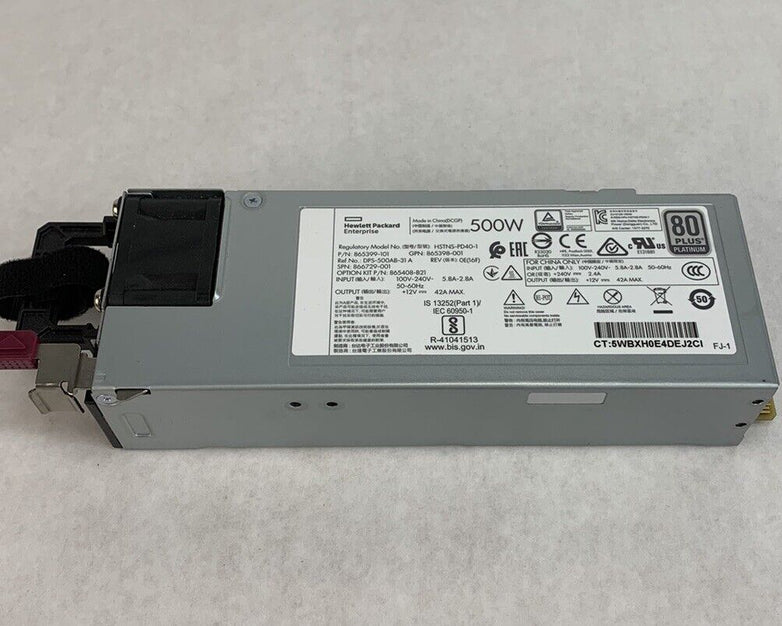 HP HSTNS-PD40-1 500W Power Supply 865399-101