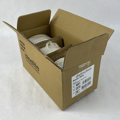 Steelite Distinction C078 Plate Quadro 14cm 5 1/2 Monaco White 36ct. per Case